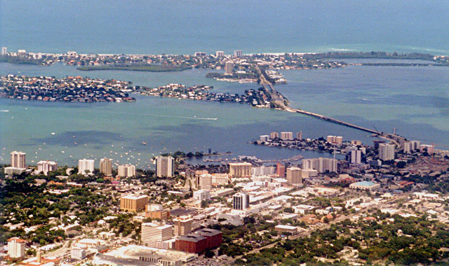 Sarasota aerial view